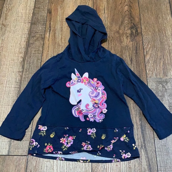 Garanimals Other - Girls Garanimals Hooded Unicorn Top